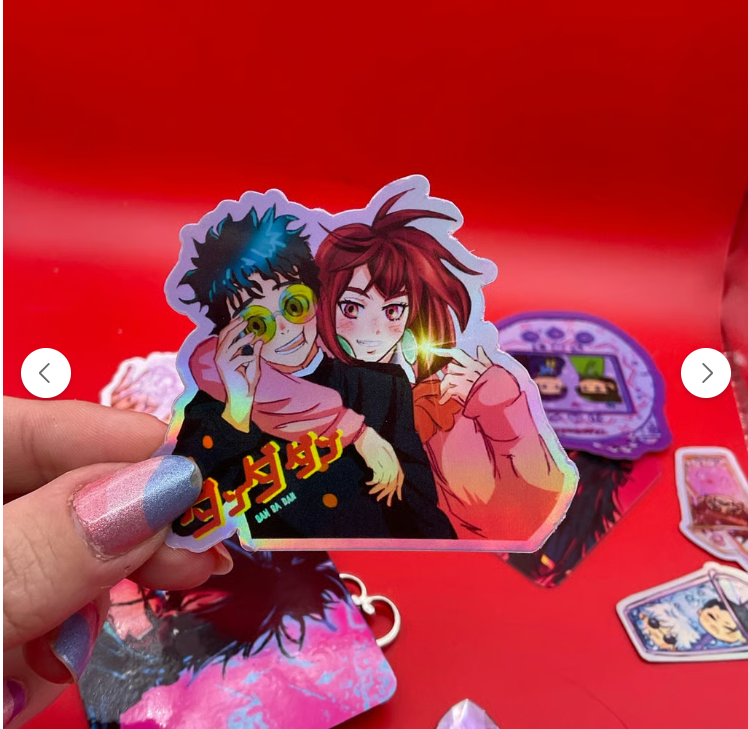 Elegant Potato Anime - Wholesale Sticker - Dan Da Dan Sticker Waterproof Holographic Vinyl 0