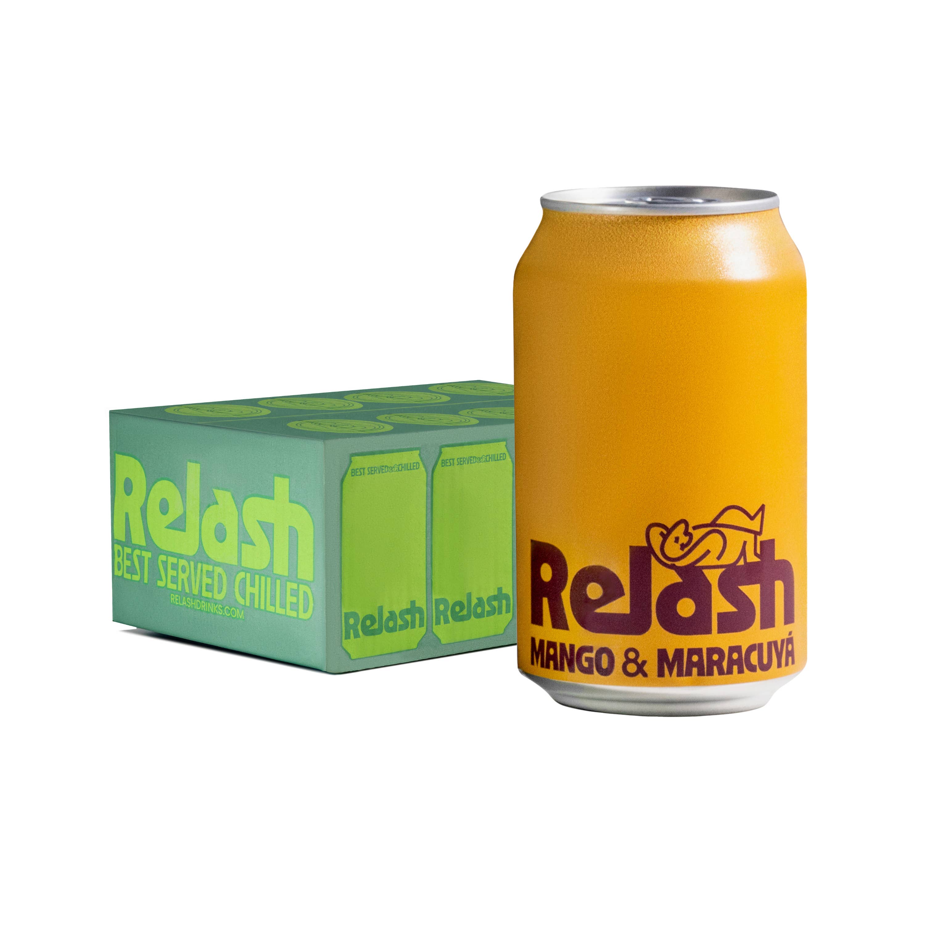 Relash - Wholesale Soda/Carbonated Drink - Relash Mango and Passion Fruit