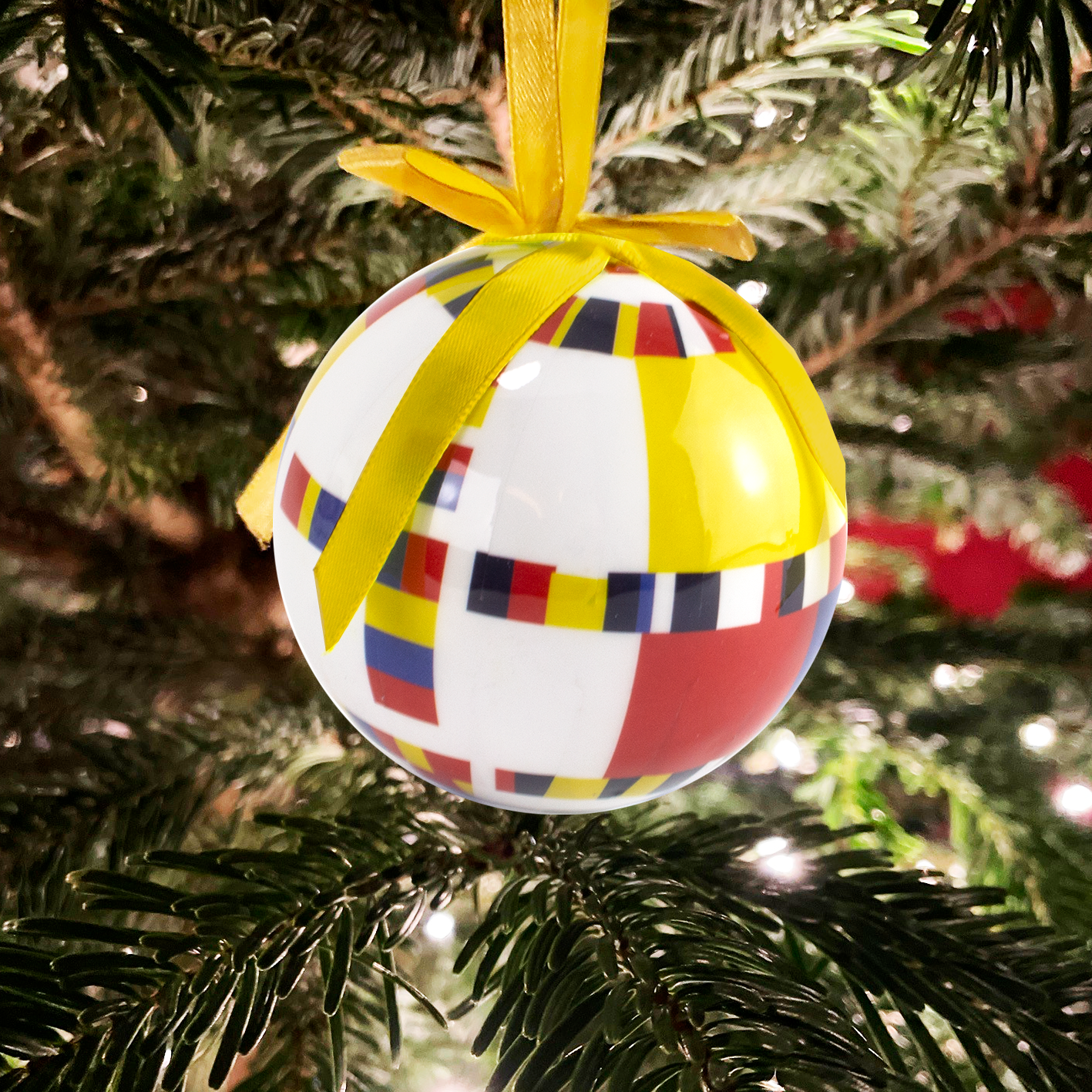 MUSEUM WEBSHOP - Wholesale Ornament - Mondriaan Boogie Woogie Unbreakable Christmas Ornament3