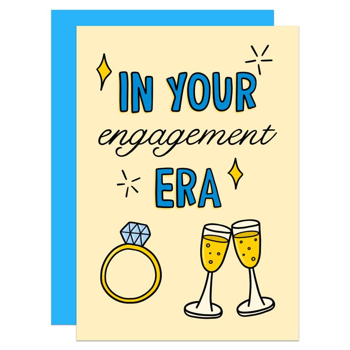 Verlovingskaart Liefdesverhaal A6 voor wholesale door TeePee Creations