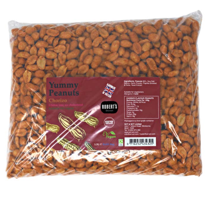 Robert’s Dorset – wholesale Nuts – Yummy Peanuts 1Kg Refill Bags 1