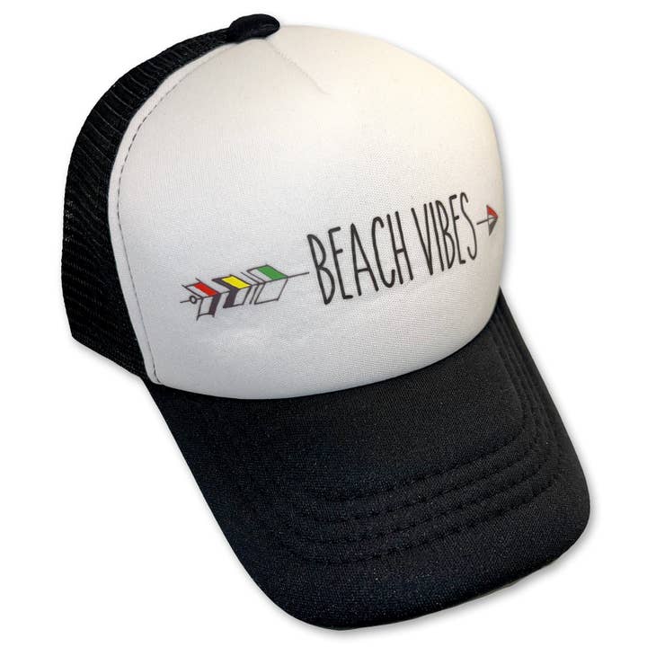 Sol Baby Beach Vibes Svart Truckerkeps för wholesale av Sol Baby