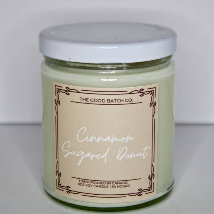 Coconut Cream Pie - 8oz Soy candle for wholesale by The Good Batch Co.