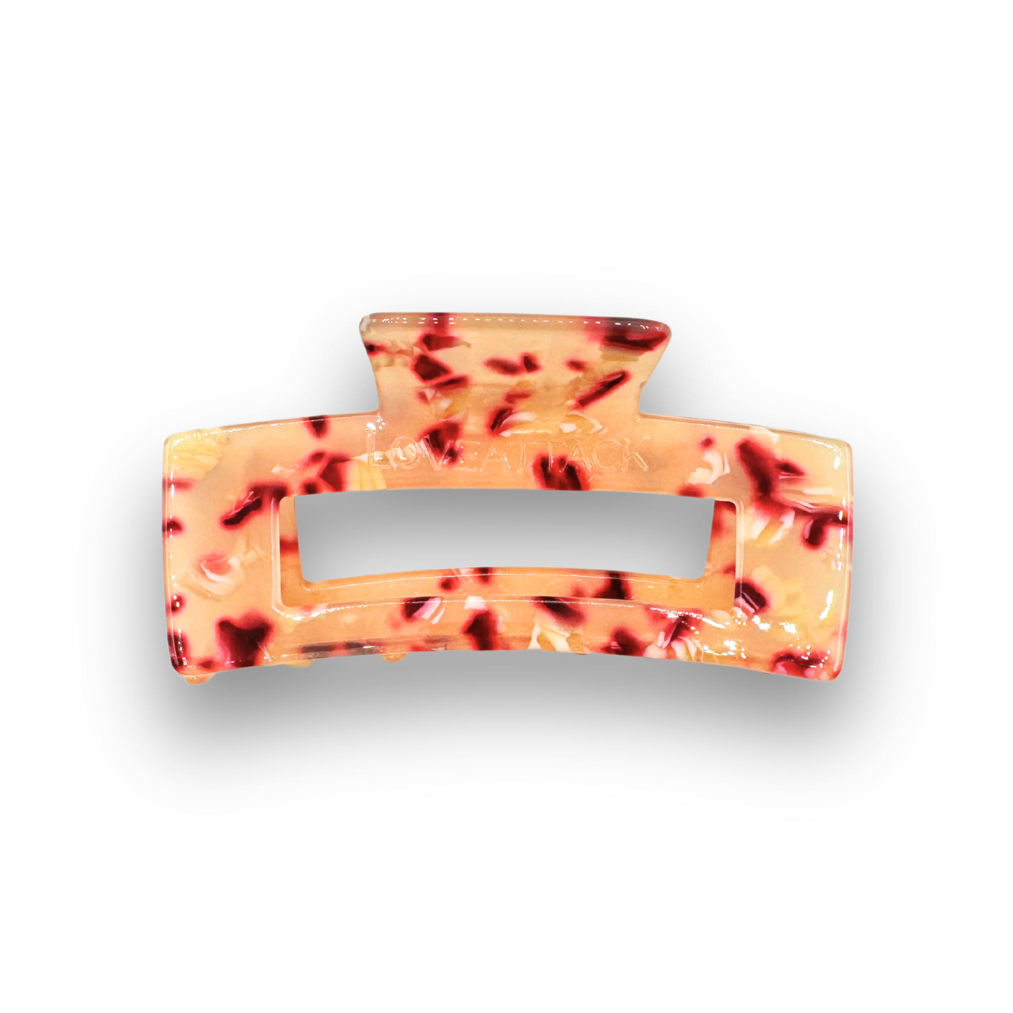 Love Attack - Wholesale Hair Clip - Women's - Aven Speckle Minimalist Cellulose Acetate Hair Claw Clips9