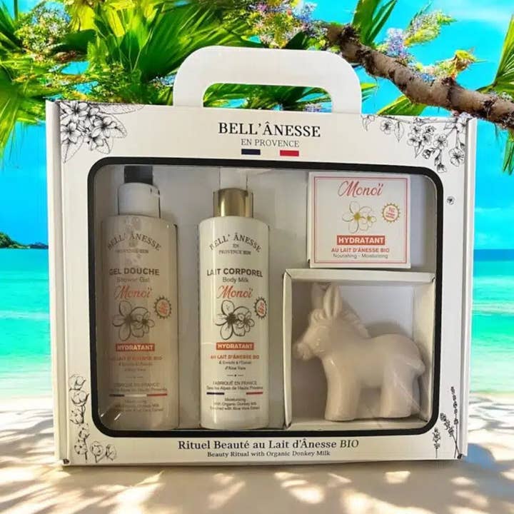 MONOÏ GIFT SET WITH DONKEY MILK for wholesale by S2Z Cosmetics