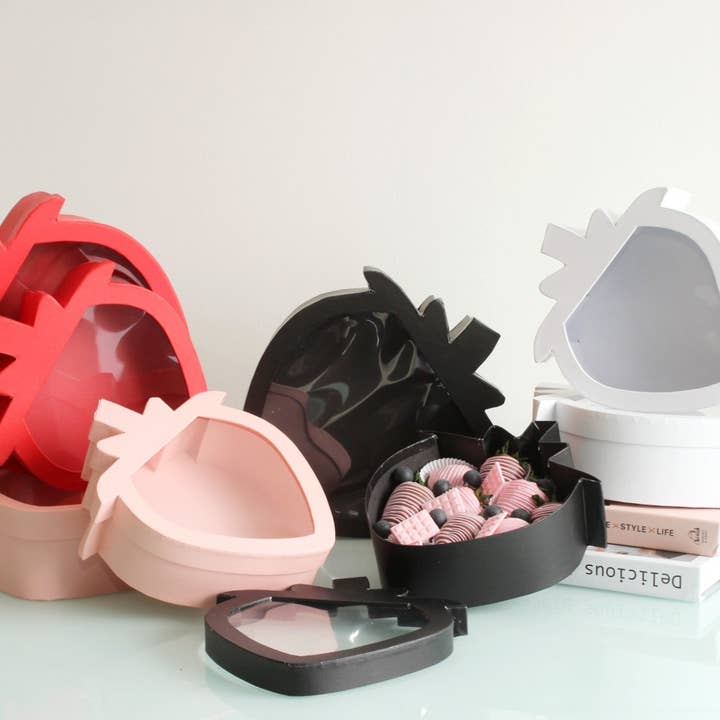 Elegant Design Supply - Wholesale Gift Box - Strawberry Shaped Gift Box
