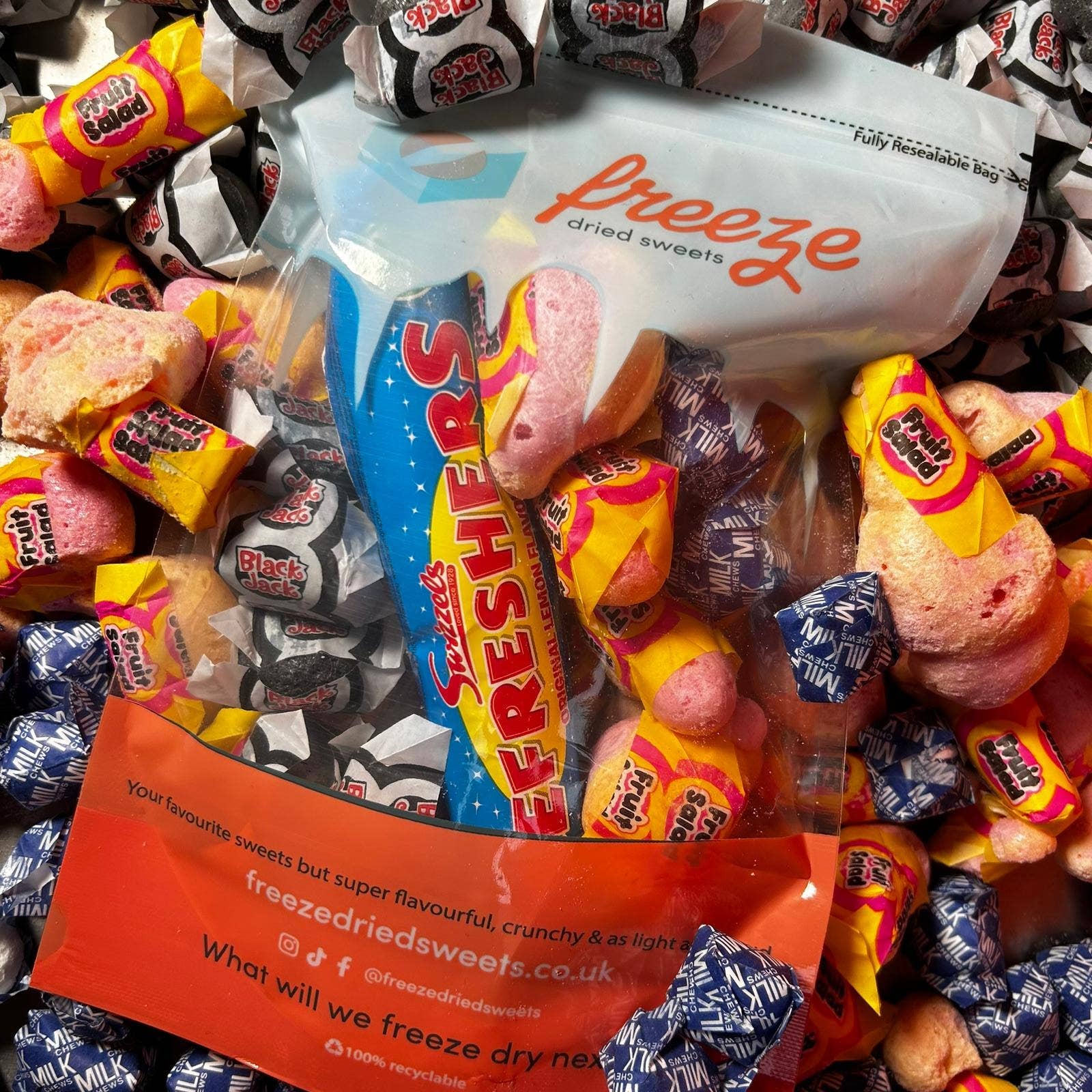 Freeze Dried Sweets - Wholesale Boiled sweets - Retro Mix - Freeze Dried Sweets2