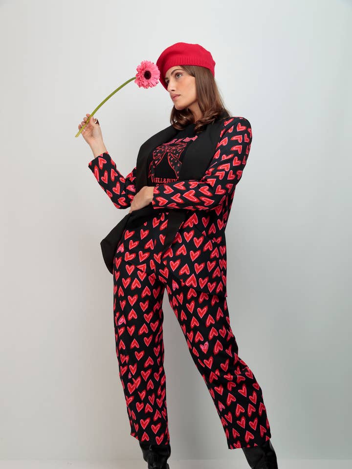 Feel Love Lapel Blazer for wholesale by Chill&Buy