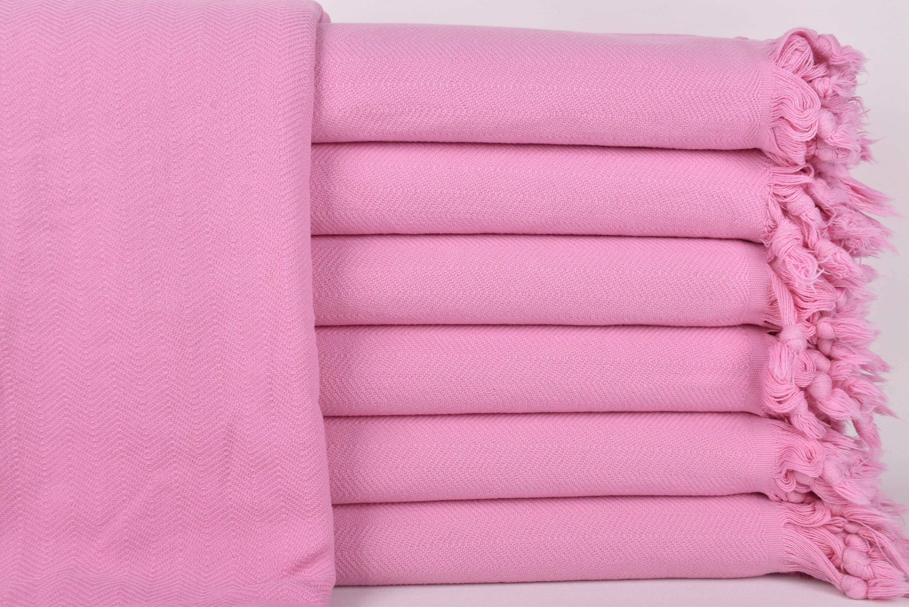 Organic Turkish Towels – Manta para sofá por atacado – Colcha Turca, Manta Rosa para Conforto Aconchegante0
