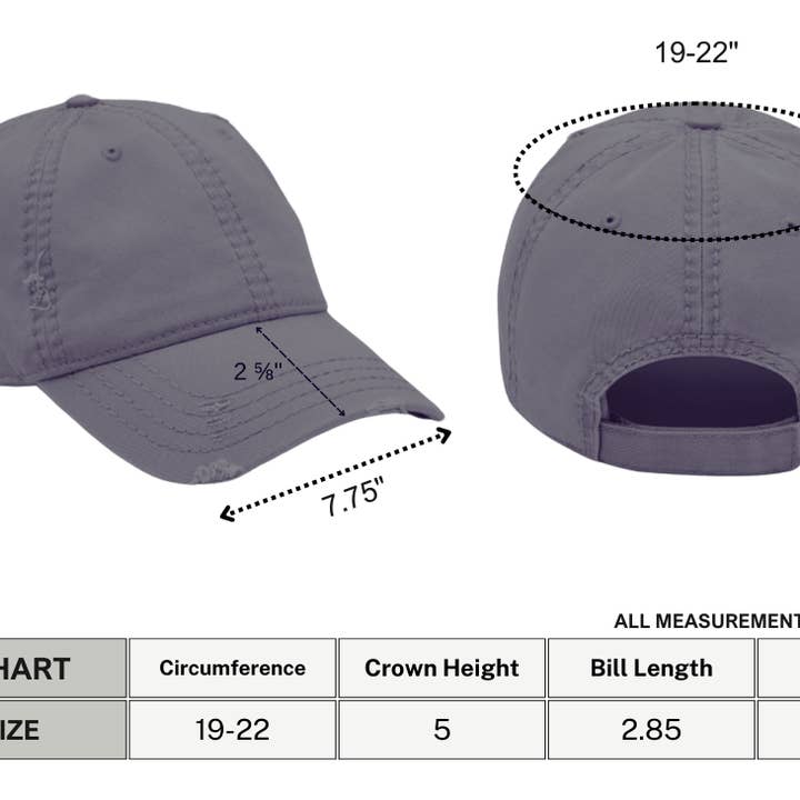 Goth Cloth Co. - Wholesale Baseball Cap - Unisex - Elder Emo Distressed Dad Cap3