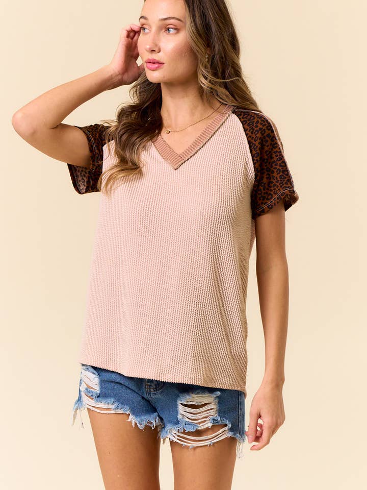 LMT4684-C'era una volta un tempo di stampa leopardata per la vendita all'ingrosso da parte di lovely melody