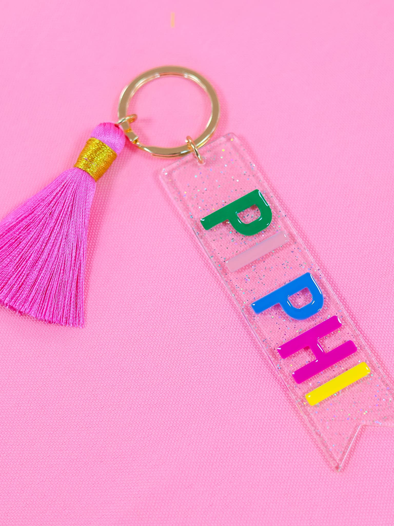 Duo Threads - Wholesale Keychain - Women's - Tassel Sorority Key Fob27