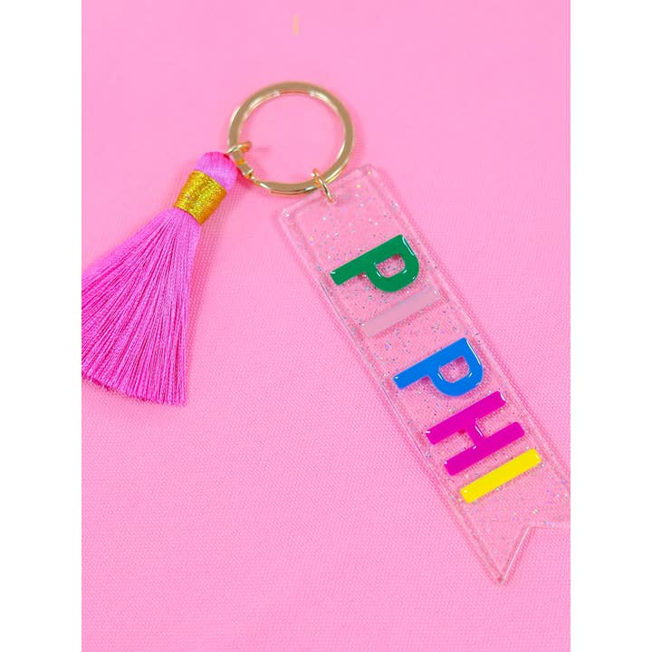 Duo Threads - Wholesale Keychain - Women's - Tassel Sorority Key Fob27