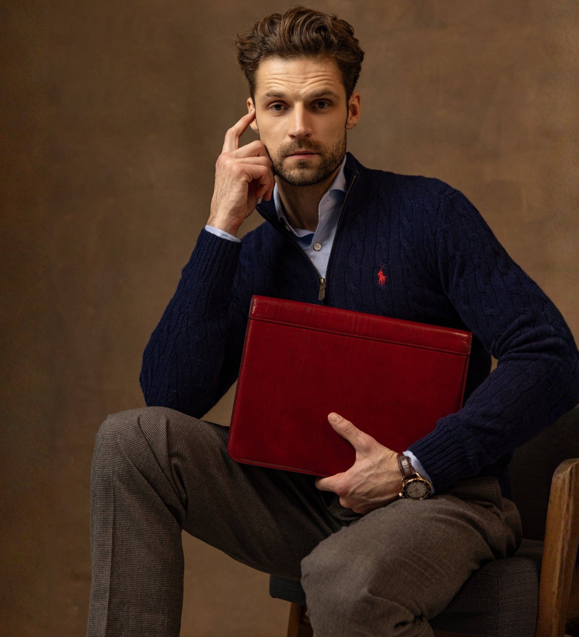 Time Resistance – wholesale Mappar – Lädermapp för A4-dokument - Candide12