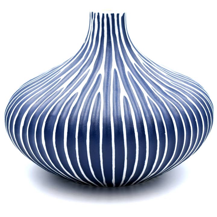 978BL6 Monique S-Handcrafted Porcelain Vase for wholesale by Art Floral Trading LLC