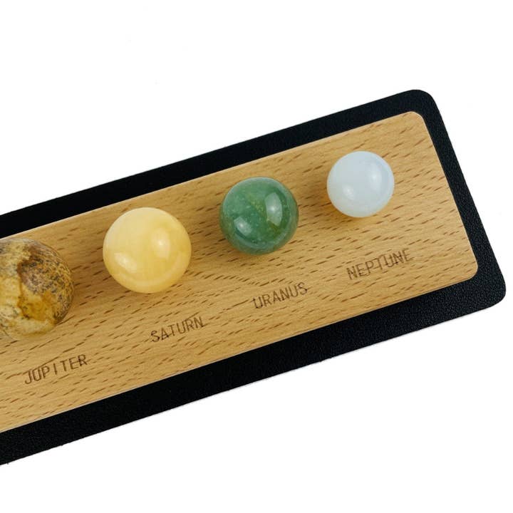 Rock Paradise - Wholesale Spiritual Stone/Crystal - Gemstone Solar System Planets in a Box Crystal Spheres4