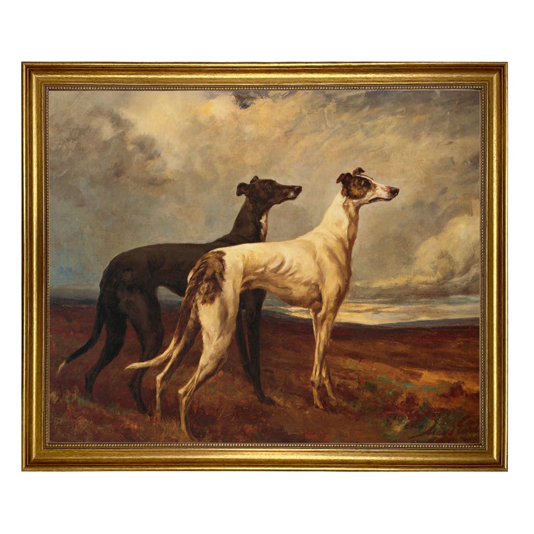 Madison Bay Co. - Historical Home Decor Reproductions - Vendita all'ingrosso Stampa artistica - Levrieri nel Campo di Earl Stampa Vintage su Tela5