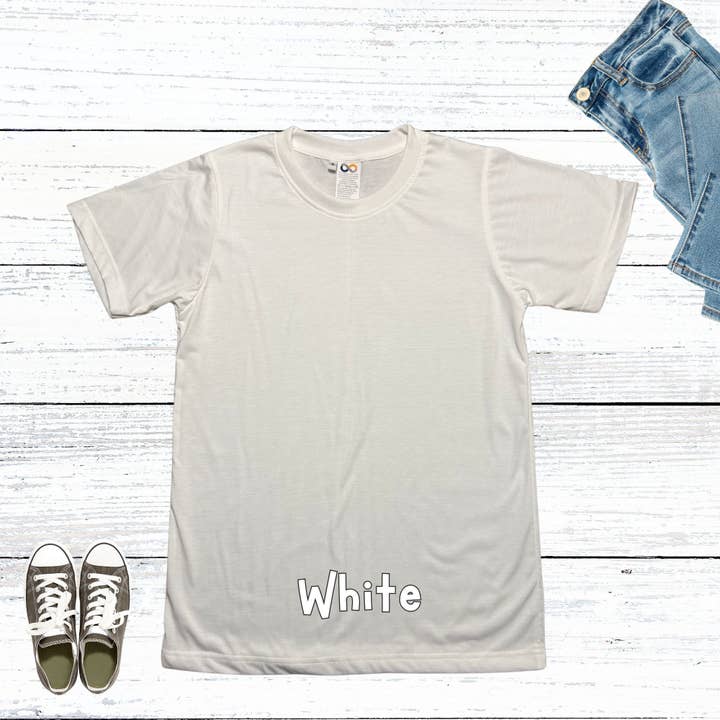 Infinite Sourcing & Trading LLC. - Wholesale Sublimation Blank T-Shirt - Unisex - Sublimation Blank T-Shirt: 80/20 Polyester Cotton-Soft Feel