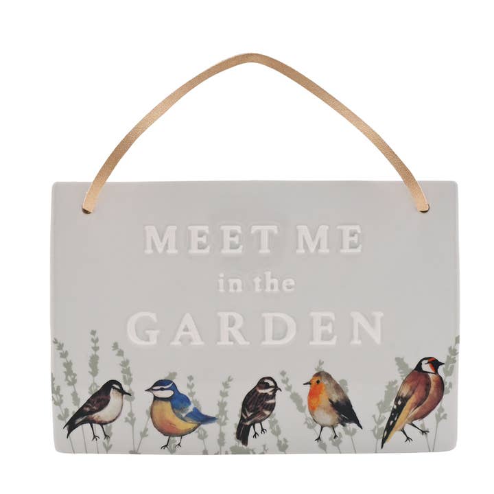 WIDDOP and Co. – wholesale Väggspegel – **MULTI 2** Country Living Garden Birds Plack