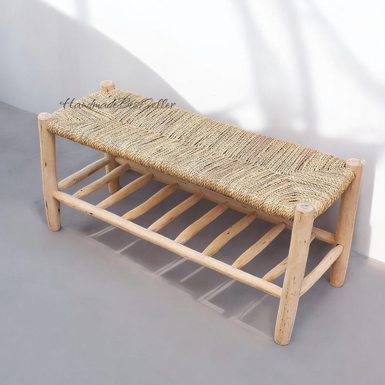 HandmadeBestSeller – Engroshandel Bænk – Træbænk med indbygget skoplads3