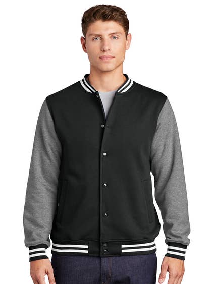 Sport-Tek Fleece Letterman Jacket for wholesale by Forever11