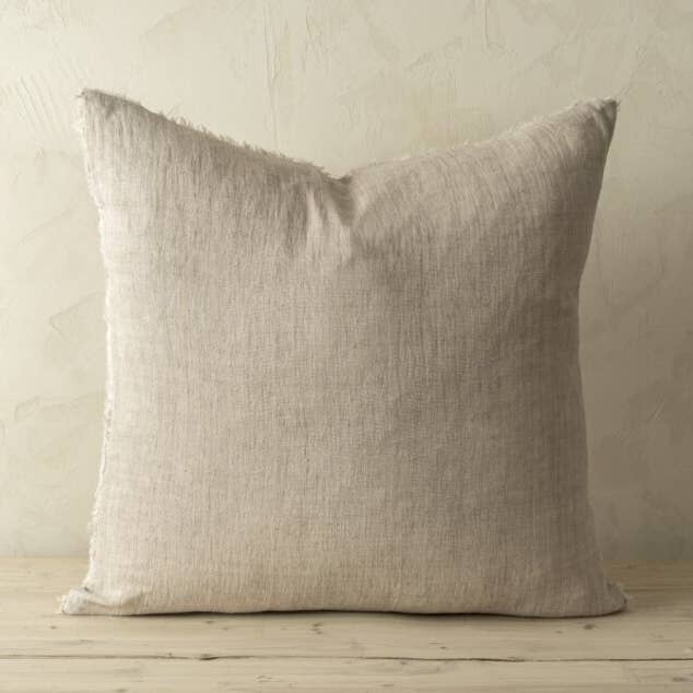 24x24 Lina Linen Pillow Oat for wholesale by Indaba Trading