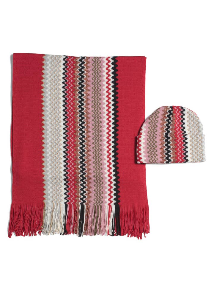 MISSONI sjaal- en hoedenset voor dames, gemaakt in Italië voor wholesale door DMITRY Ties