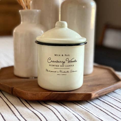 Cranberry Woods Soy Candle for wholesale by Milk & Pail