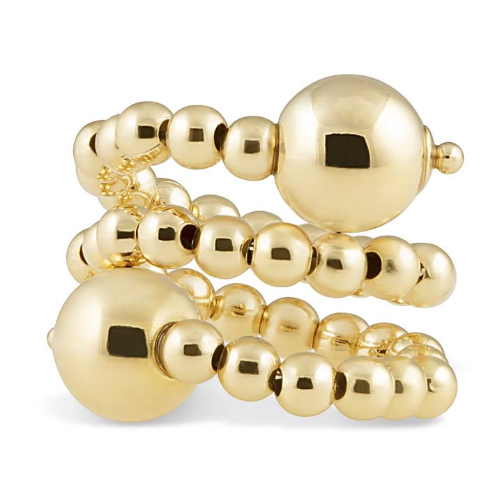 Bead Wrap Ring for wholesale by Sahira Jewelry Design