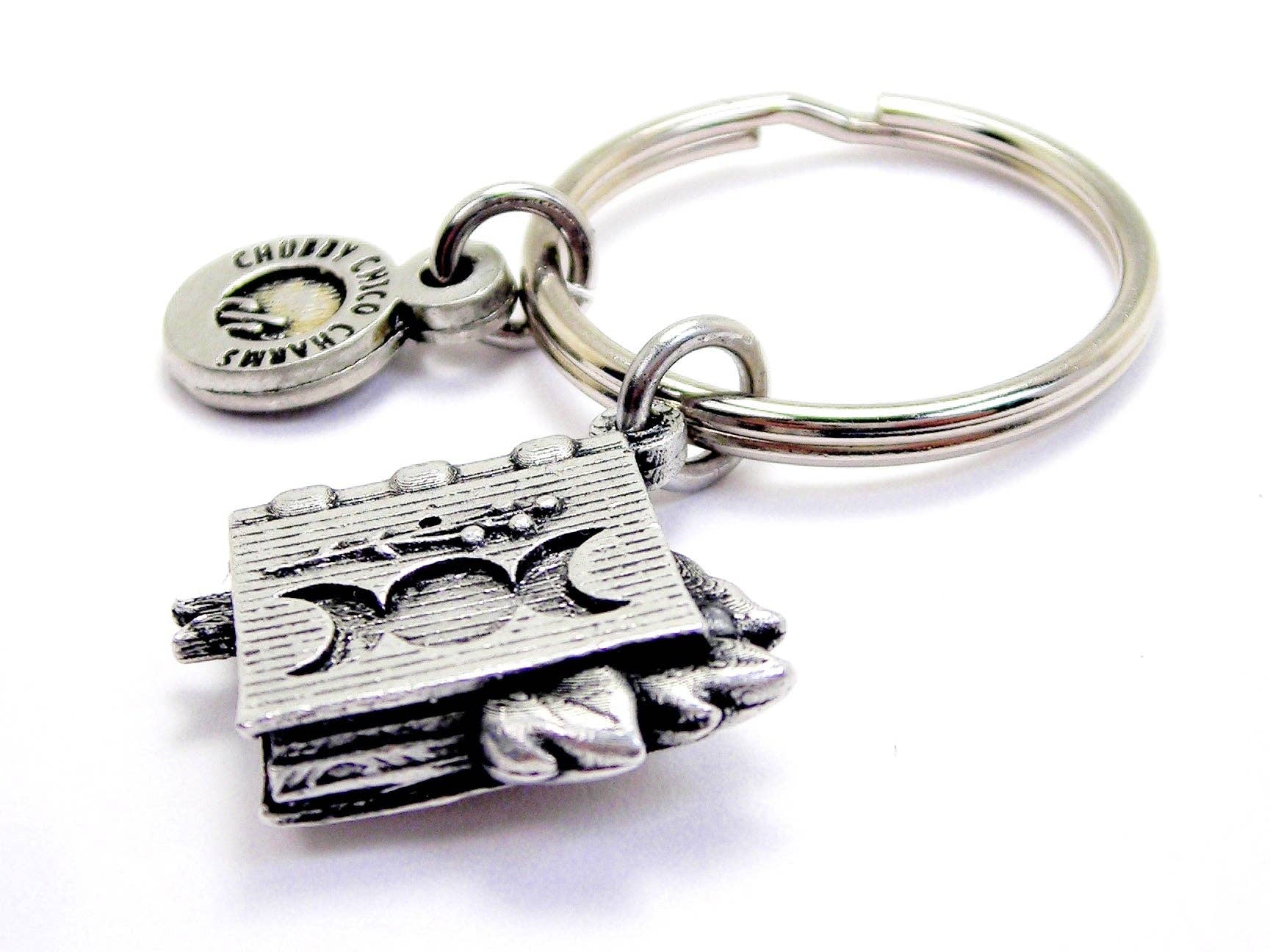 Chubby Chico Charms – Großhandel Schlüsselanhänger – Damen – Dreifache Mondgöttin Buch Schlüsselanhänger Wicca Pagan Witchcraft1