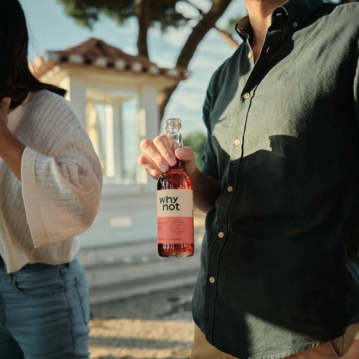 Why Not Soda - Vendita all'ingrosso Bibite/bevande gassate - Raspberry + Thyme - Soda alla frutta biologica (bottiglia)