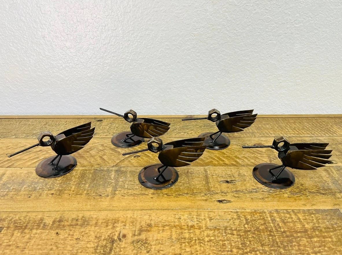 Rustic Farm - Venta al por mayor Figura decorativa - Sparkplug Art, Colibrí - H-101