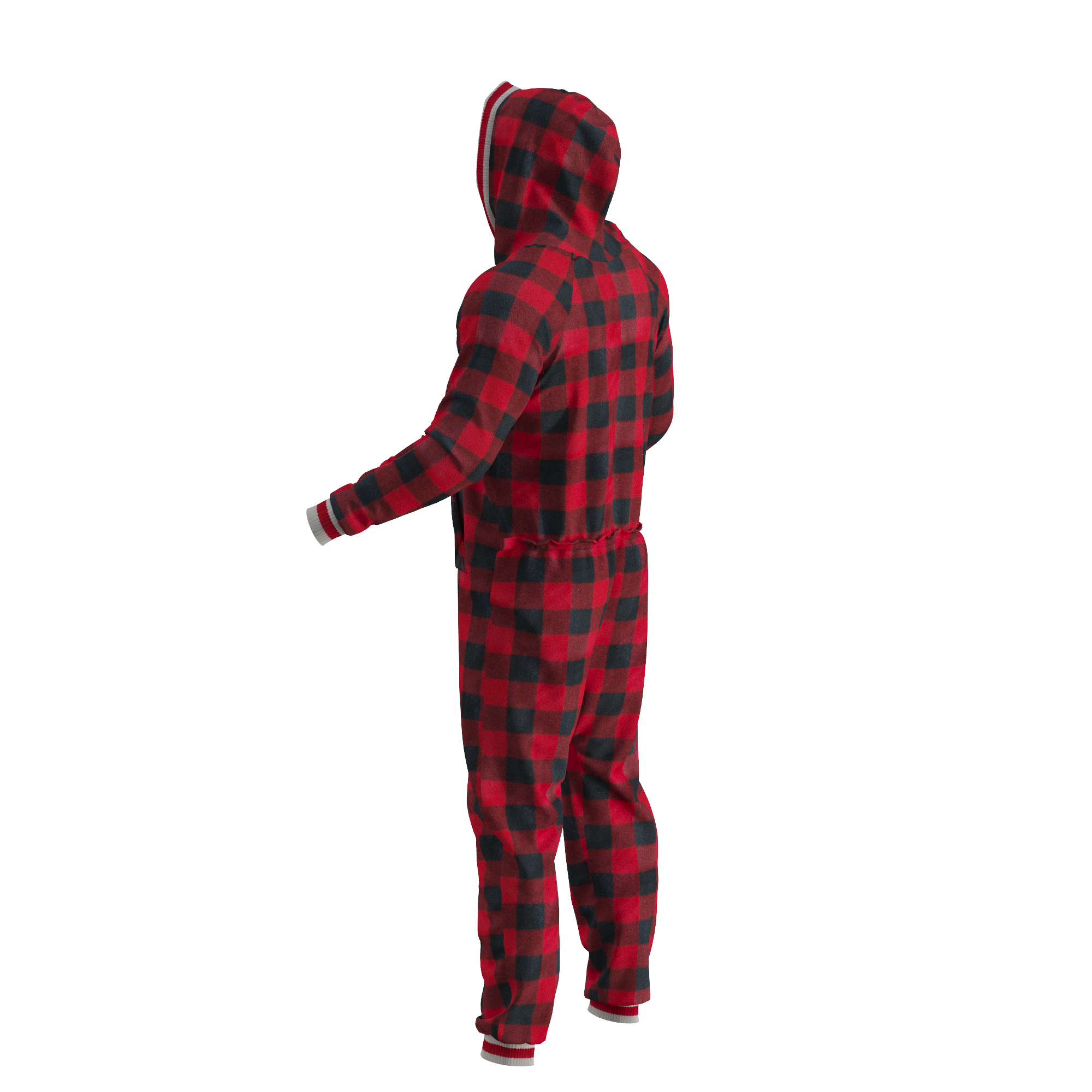 POOK - Wholesale Onesie - Unisex - Pook Onesie - Red (Adult Unisex)4