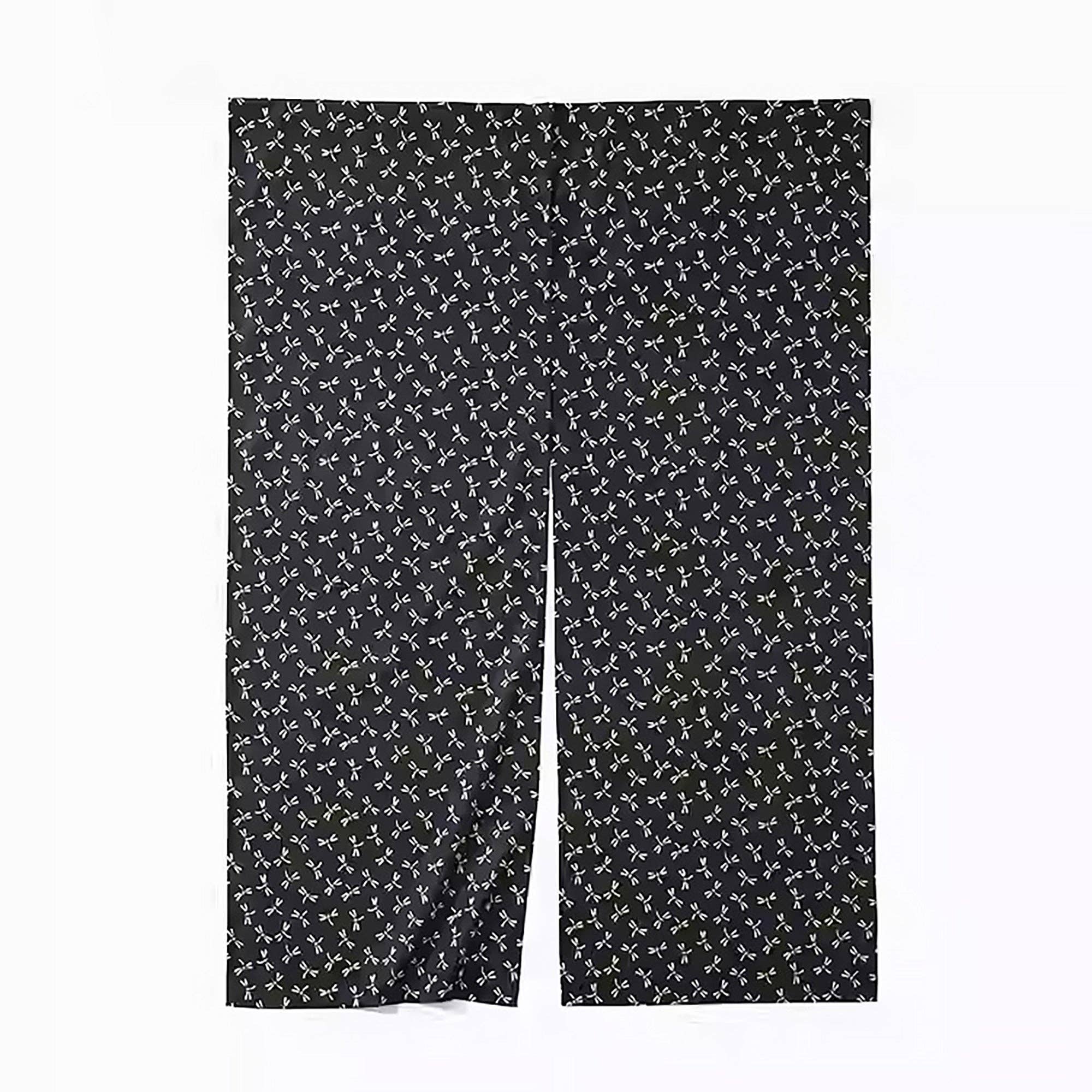 MinoCraft - Wholesale Curtain - Japanese cotton noren with semi-transparent two-panel design0