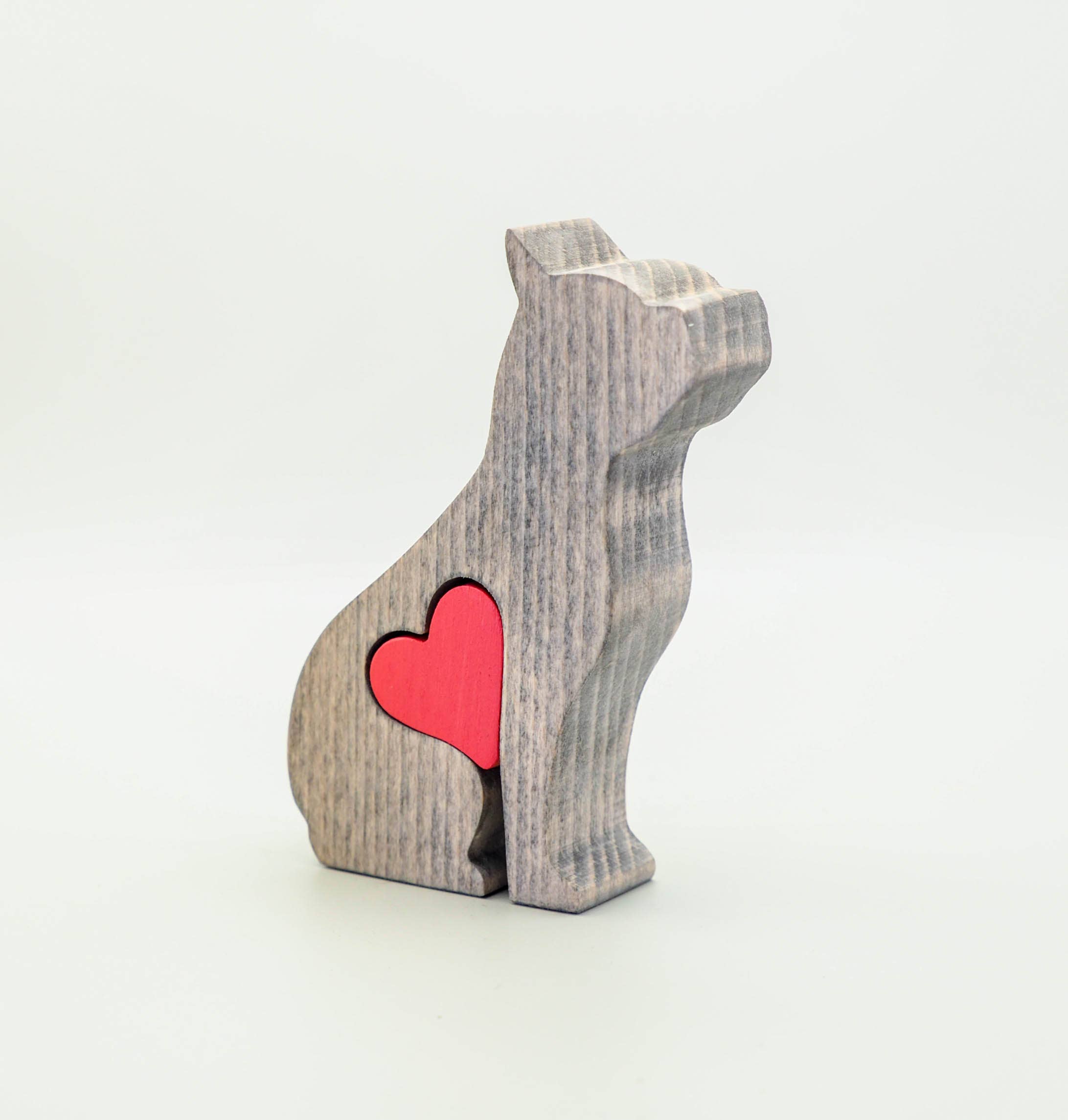 Wood Metamorphosis - Wholesale Decorative Figurine - French Bulldog - Minimalistic wooden dog figurine keepsake2