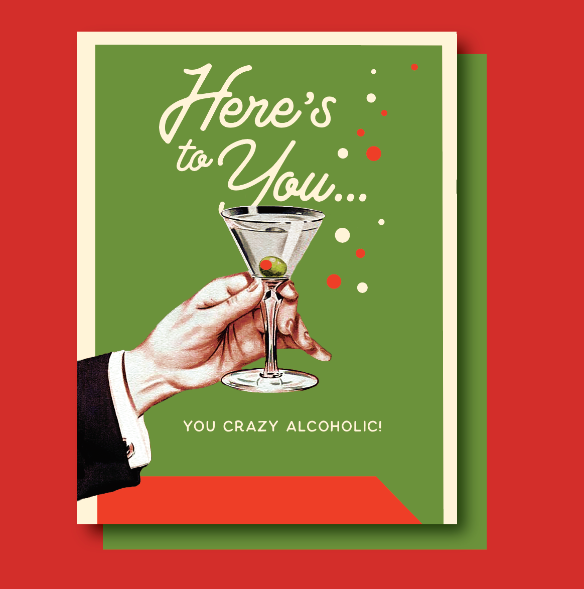 offensivedelightful - Wholesale Birthday Card - CRAZY ALCOHOLIC MARTINI! congratulations, celebration1