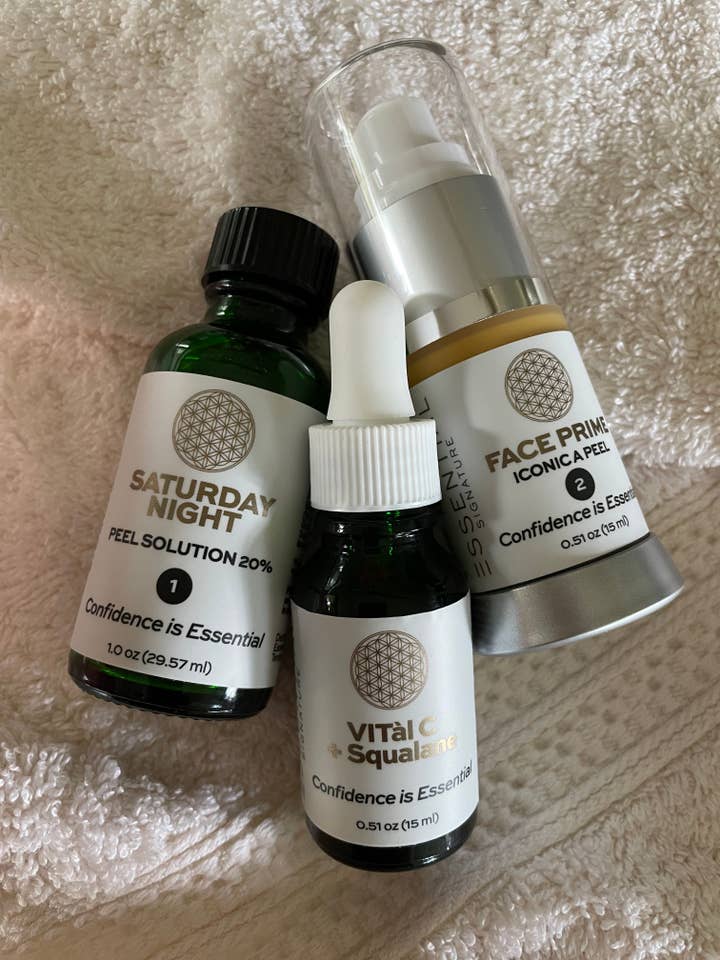 Organic Brighten Bundle - Descasque em duas etapas com VITÀL C por atacado de Essential Skin Care