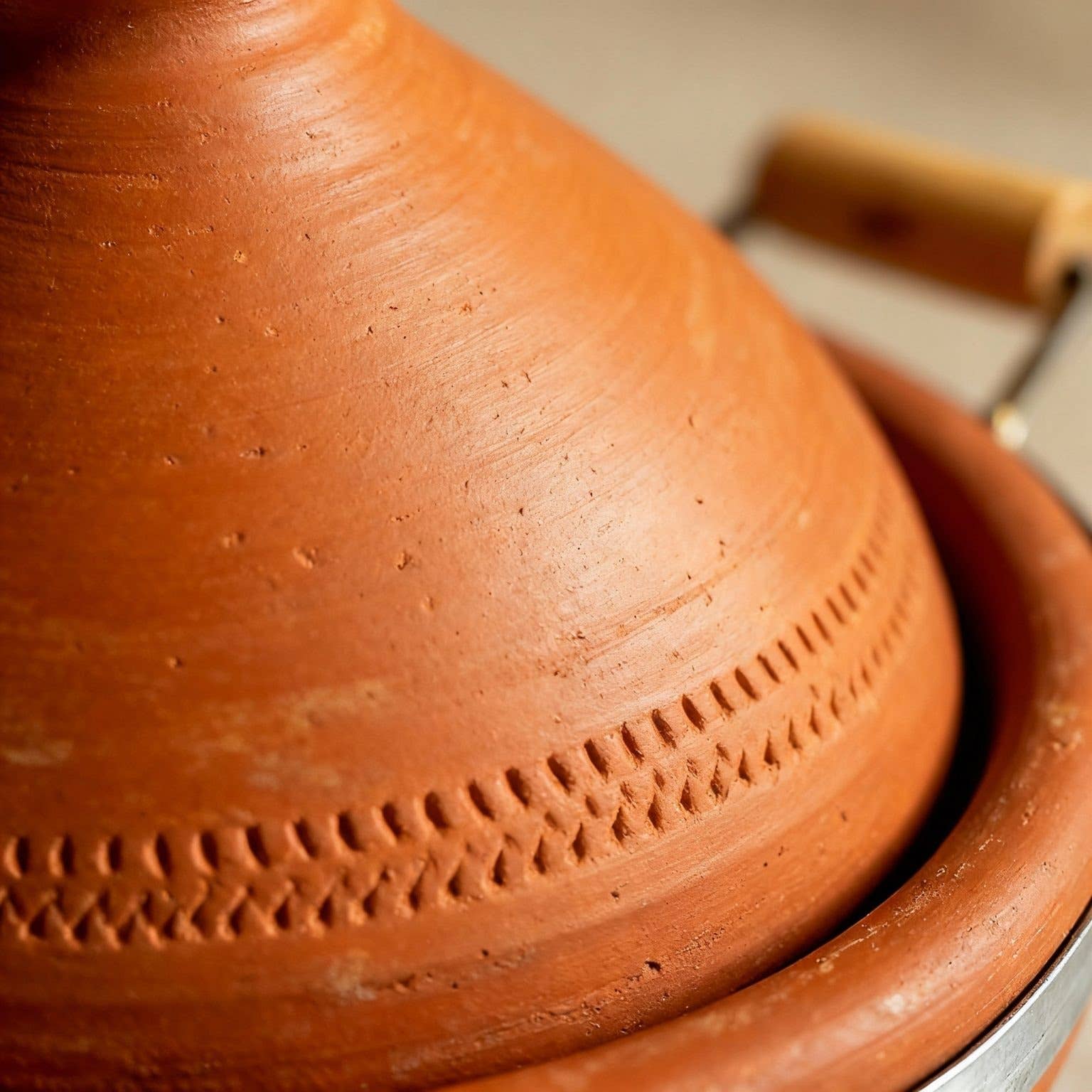 High crafty - Wholesale Cooking Pot - 🏺 Authentic Tagine with Handles – 30 cm Handmade Terracotta5