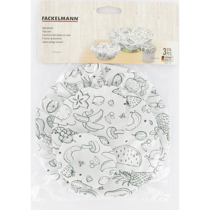 Zenker - Wholesale Food Storage Wrap/Bag - Set of 3 reusable cotton stretch films from 8 to 20 cm Fackelmann Eco Friendly4