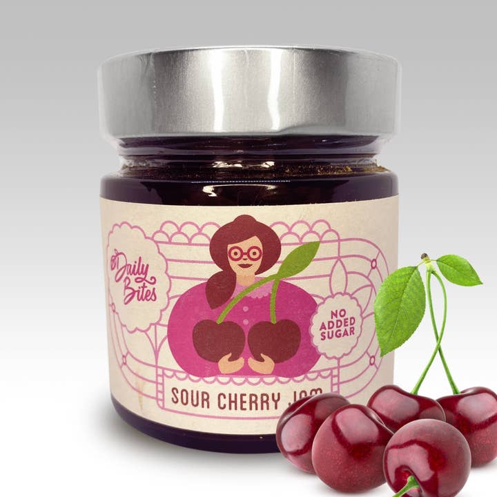 Guilt-Free Jam Options: Taste the Sweetness of Nature Cherry Jam for wholesale by Daily Bites