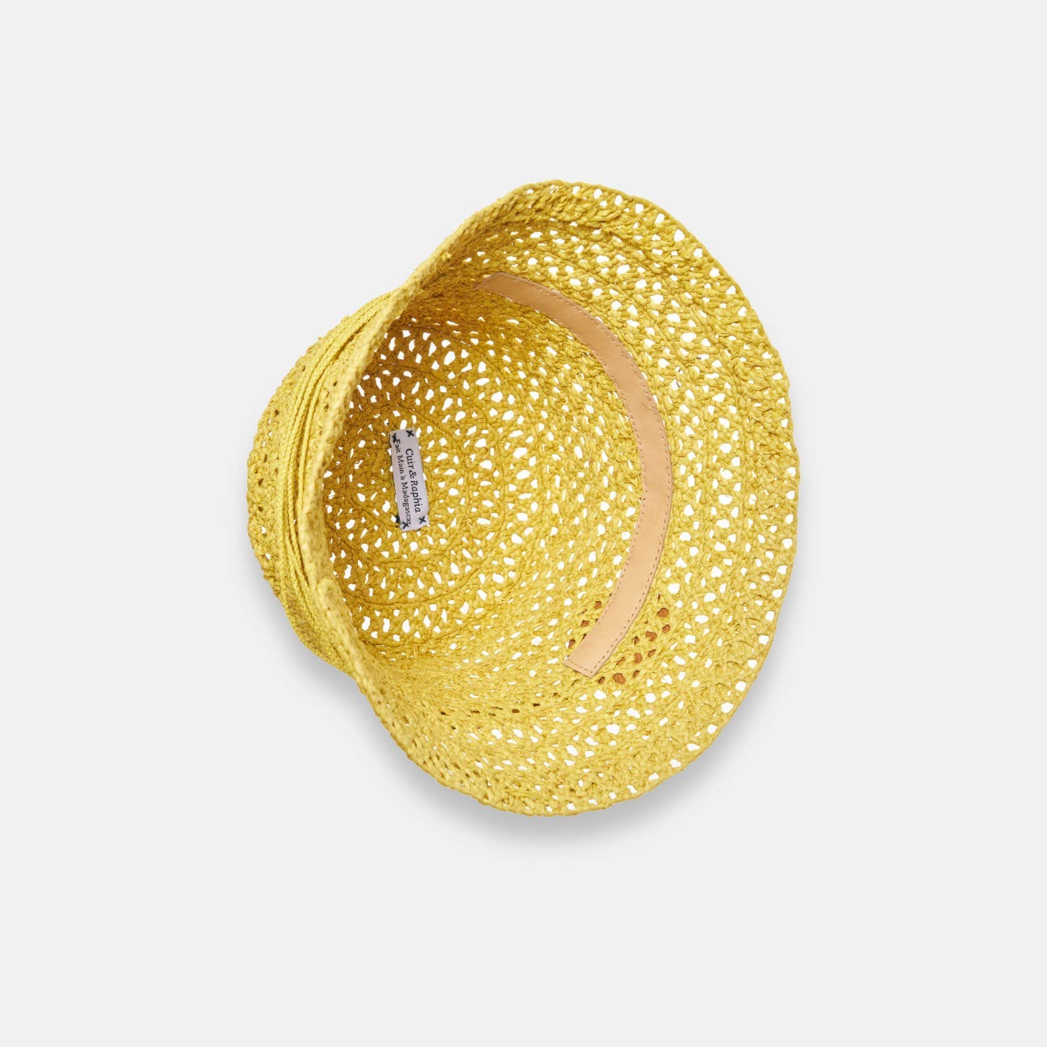 SANS-ARCIDET PARIS - Vendita all'ingrosso Cappello da pescatore - Donna - Cappello a secchiello Arlette SS24 in rafia intrecciata naturale6