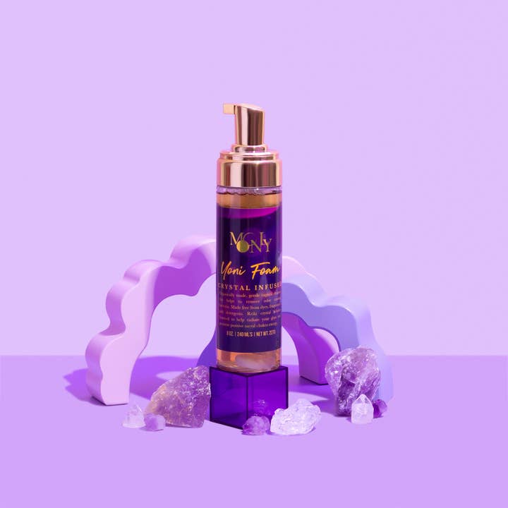 Yoni Foam💎 Crystal Infused for wholesale by Moonly Organics