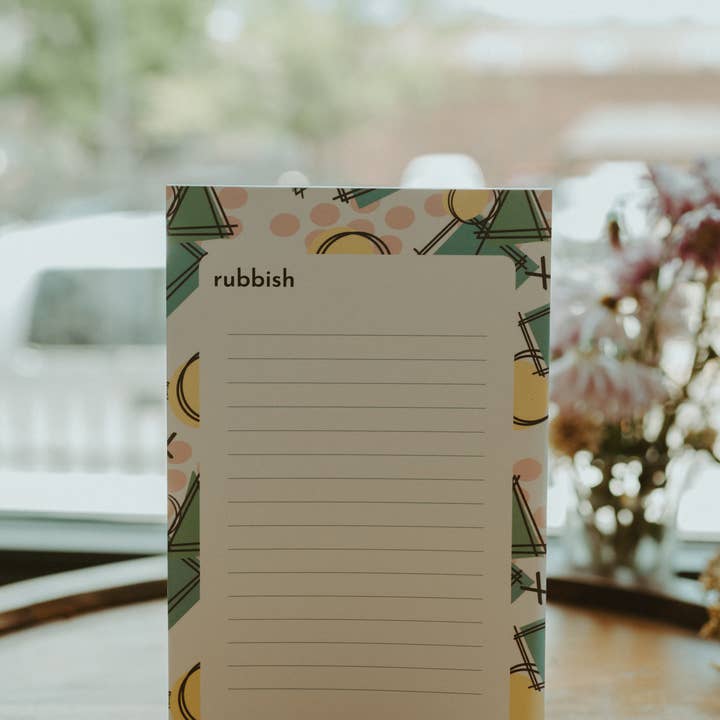 BrickandBarley - Wholesale Notepad - Rubbish Notepad