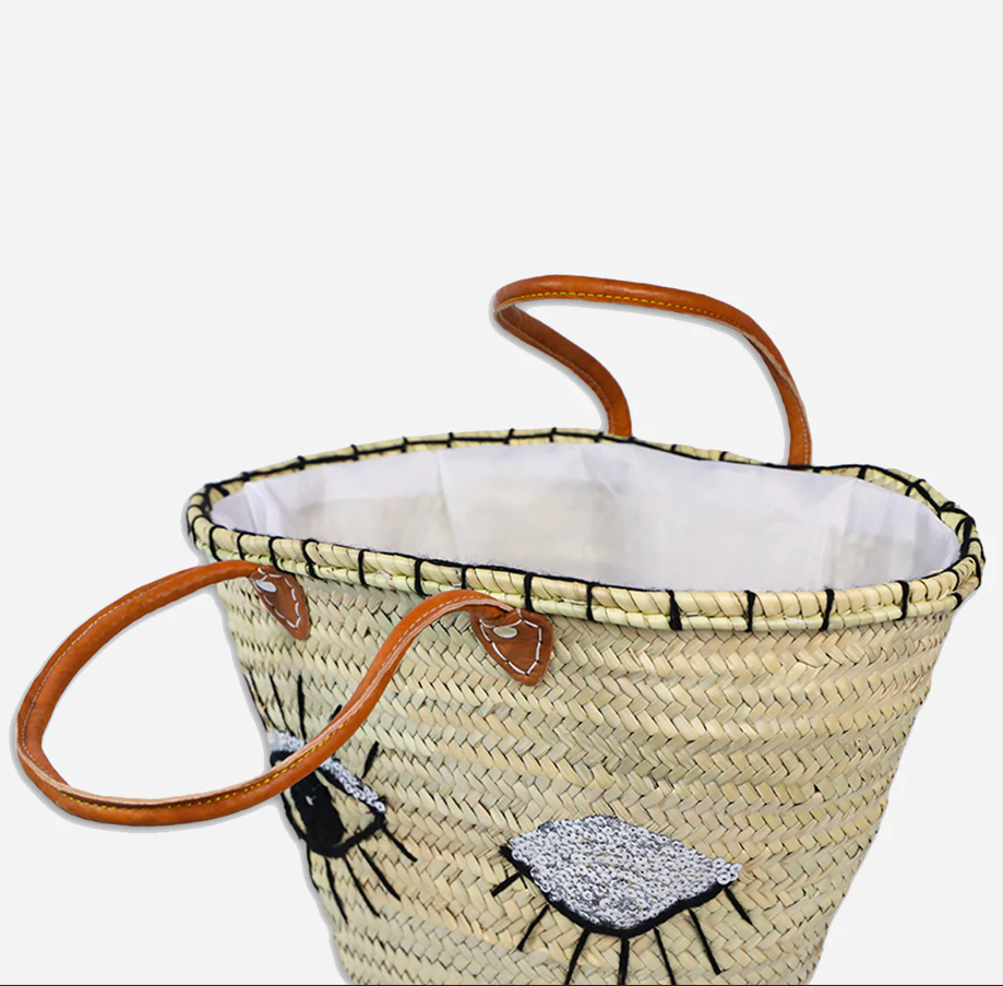 craftberber - Wholesale Beach Bag - french basket bag, farmers market bag, straw beach bag3