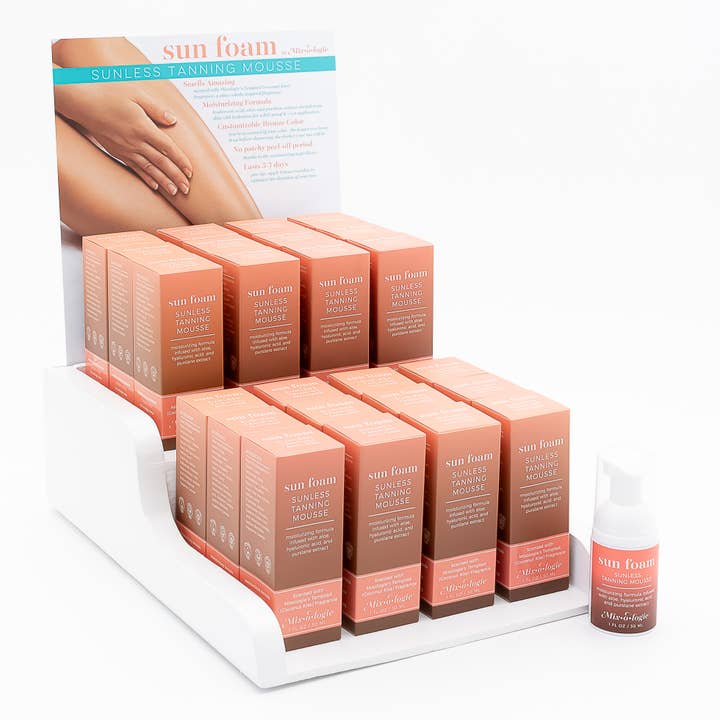 Mixologie - Wholesale Self-Tanner - Sunfoam Tanning Mousse Pre-Pack (Travel Size Bottles)