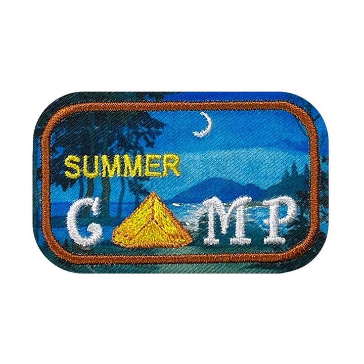 Summer Camp - Iron on Embroidered Patch for wholesale by Wholesale Applique