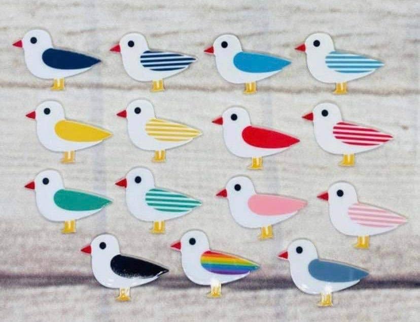 Jewells – wholesale Hair clip – Women’s – Seagull or Puffin resin hair grip clip9