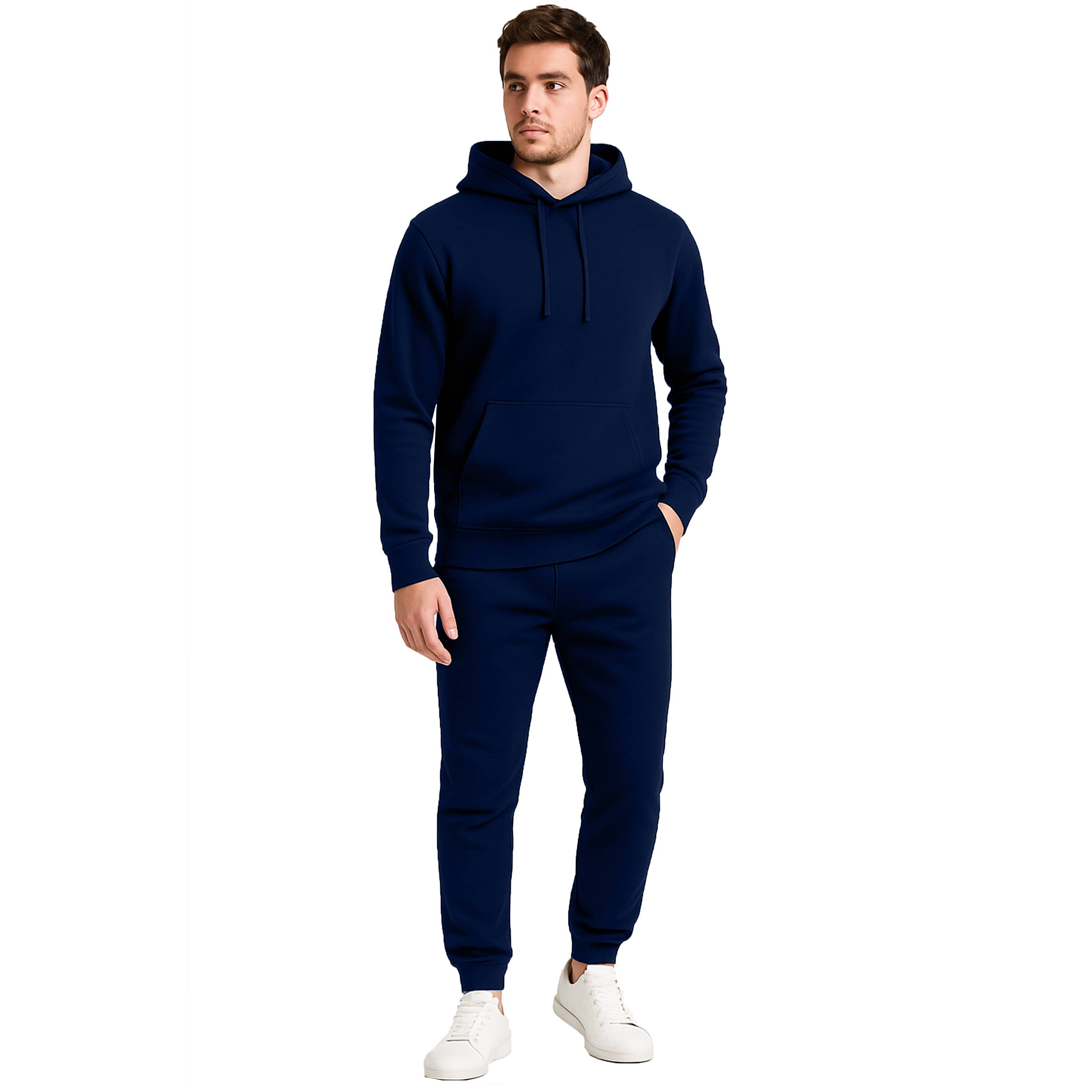 Galaxy By Harvic – wholesale Lounge set – Men's – Men's 2-Piece Fleece Pullover Hoodie and Jogger Set2