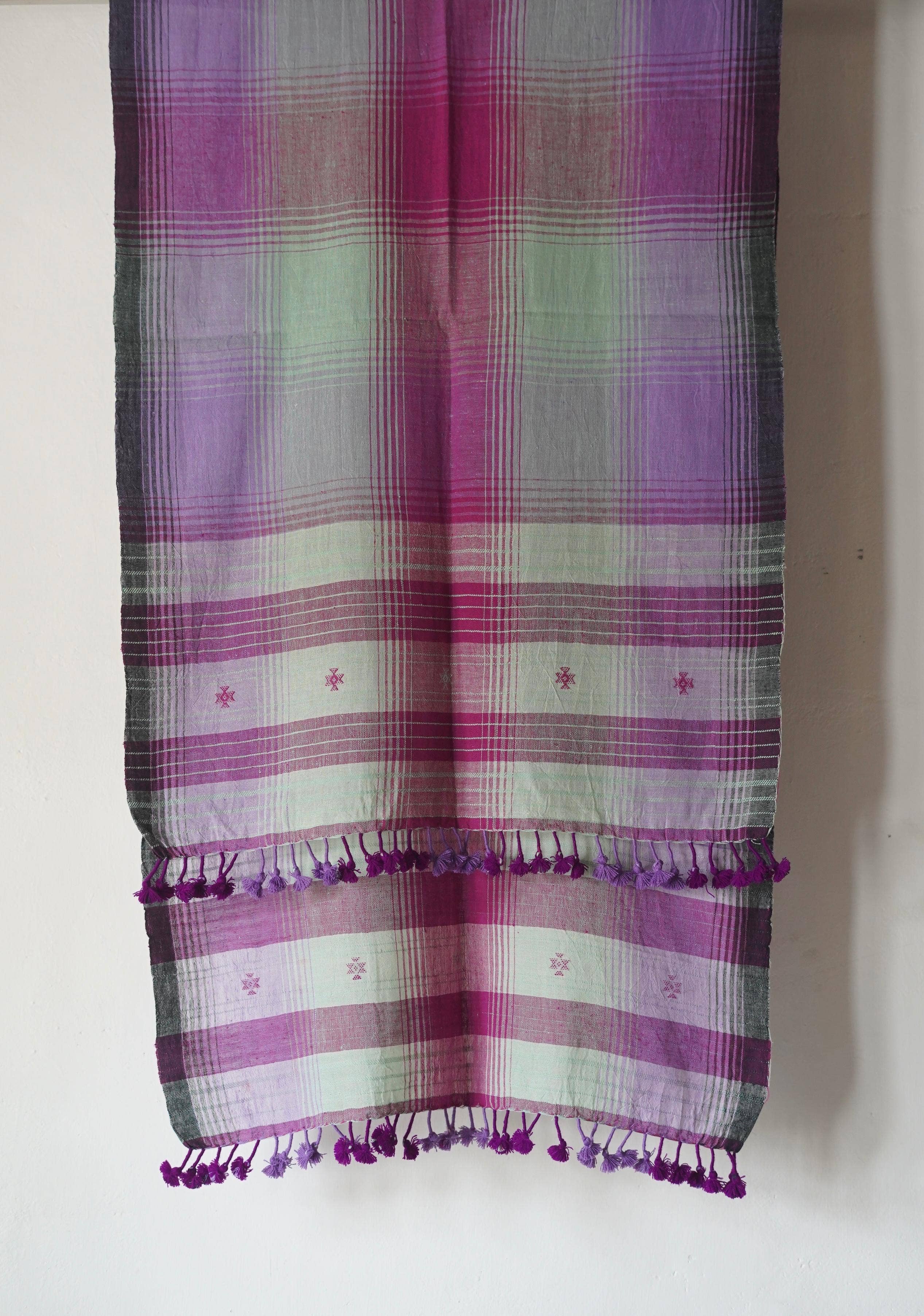 Annahmol - Wholesale Scarf - Unisex - Organic Indigenous Woven Cotton & Natural Dye Scarf50