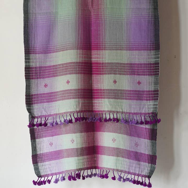 Annahmol - Wholesale Scarf - Unisex - Organic Indigenous Woven Cotton & Natural Dye Scarf50